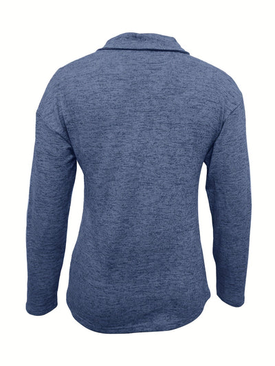 Béloria™ | Zip Collar Casual Top