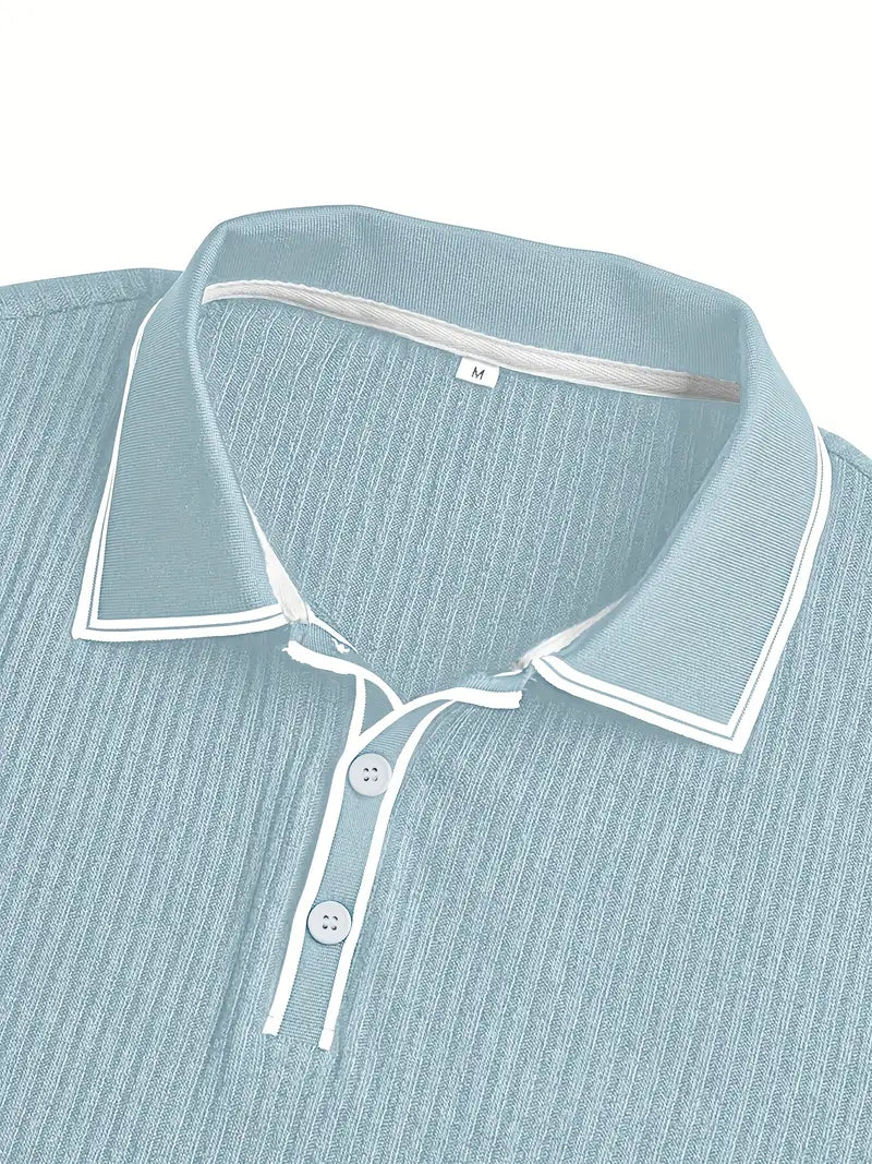 Naël™ | Tailored Knit Polo Shirt