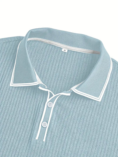 Naël™ | Tailored Knit Polo Shirt