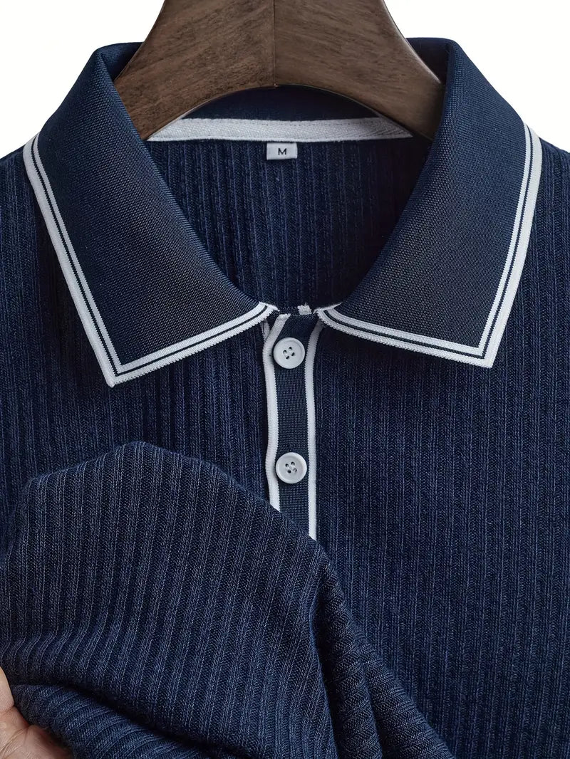 Naël™ | Tailored Knit Polo Shirt
