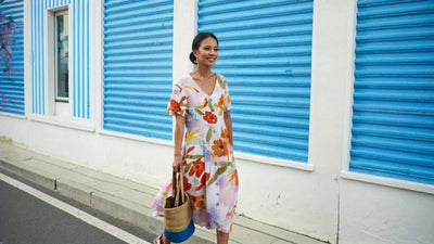 Sienna™ | Bohemian V-Neck Floral Dress