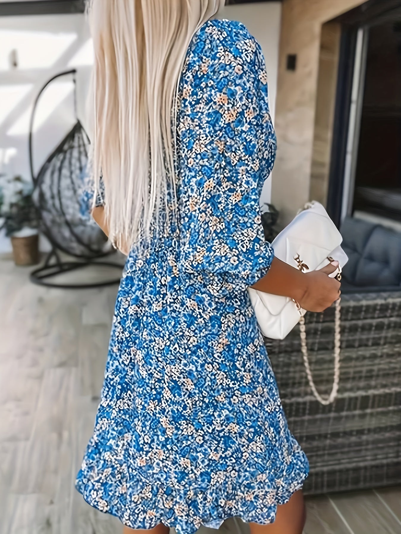 Michael™ | Floral Shirred Waist Dress