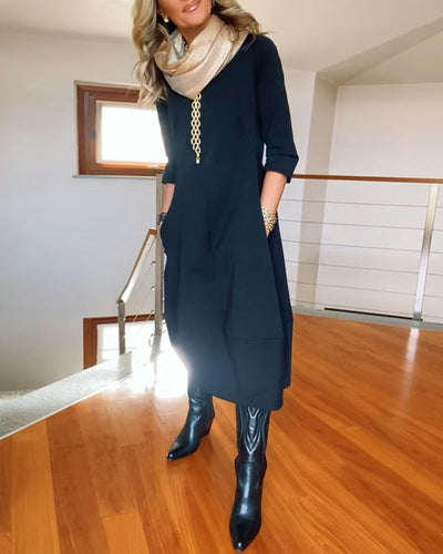 Uma™ | Elegant Dress With Handmade Details
