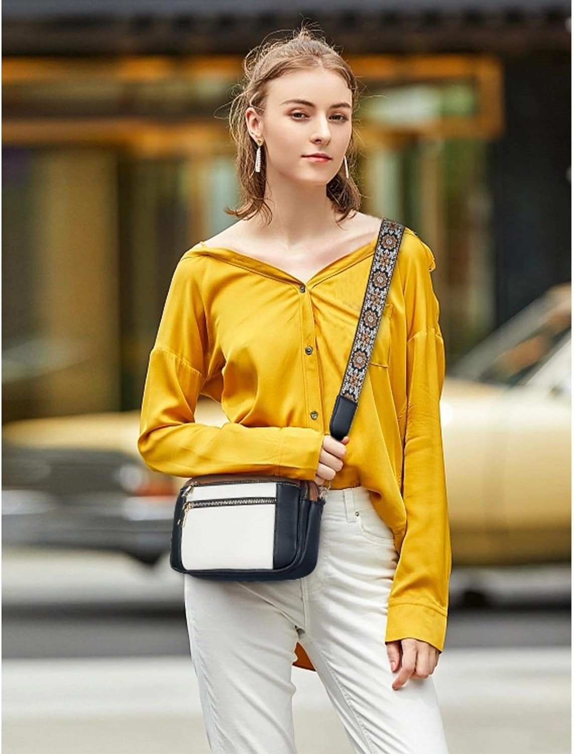 Brelia™ | Refined Leather Shoulder Bag