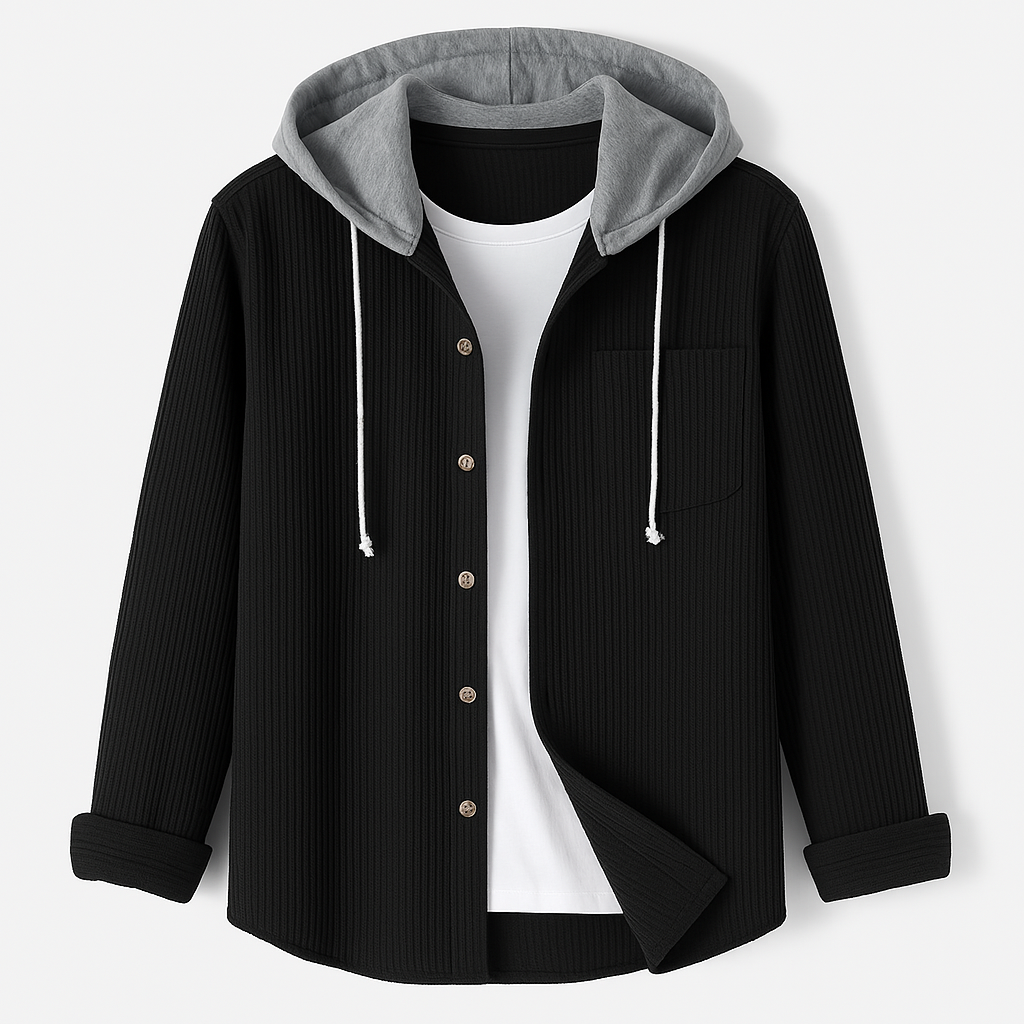 Bastian™ | Dual-Layer Hoodie Shirt Jacket