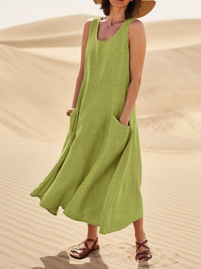Sophia™ | Sleeveless Maxi Dress With Pockets