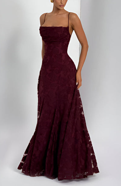 Noréline™ | Lace Corset Maxi Dress