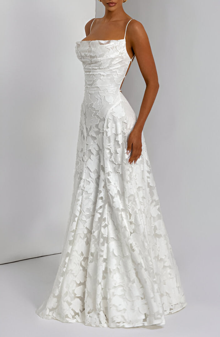 Noréline™ | Lace Corset Maxi Dress