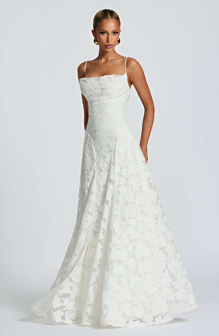 Noréline™ | Lace Corset Maxi Dress