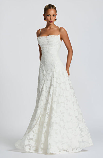 Noréline™ | Lace Corset Maxi Dress