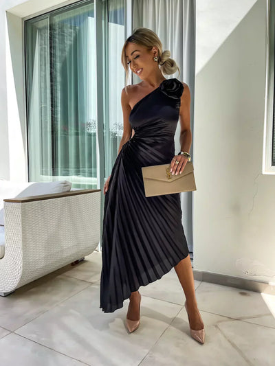 Lizbeth™ | Dress with Floral Shoulders