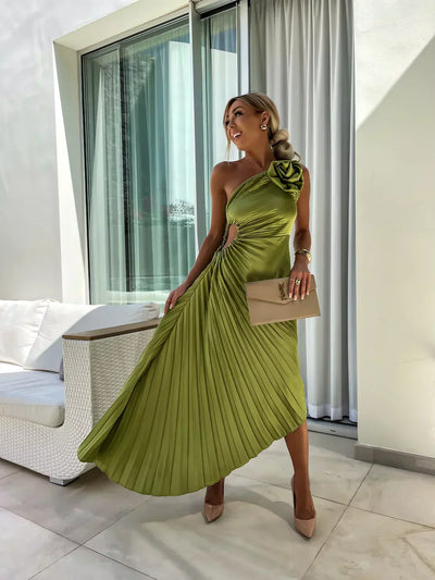 Lizbeth™ | Dress with Floral Shoulders