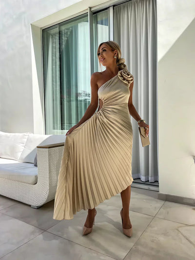 Lizbeth™ | Dress with Floral Shoulders