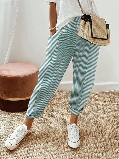 Adele™ | Stripped Pants