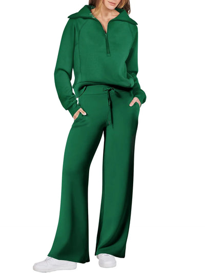 Celestine™ | Luxe Wide-Leg Lounge Set