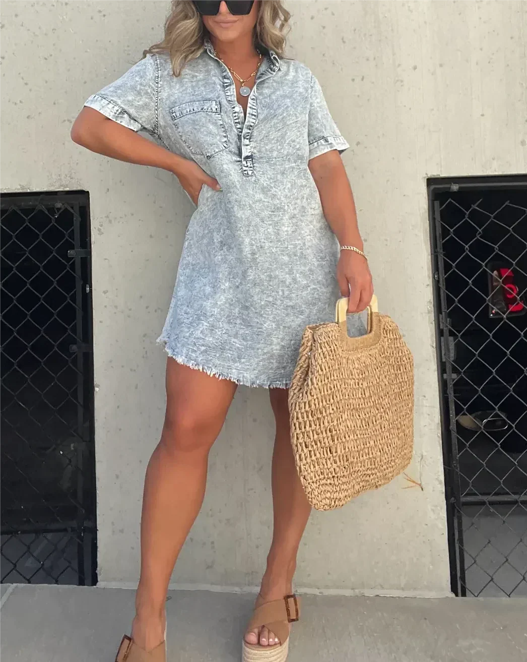Philianne™ | Relaxed Cotton Dress