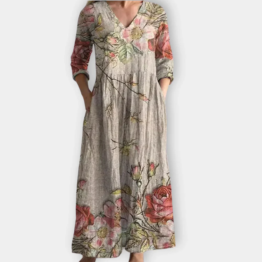 Magalie™ | Floral Boho Dress