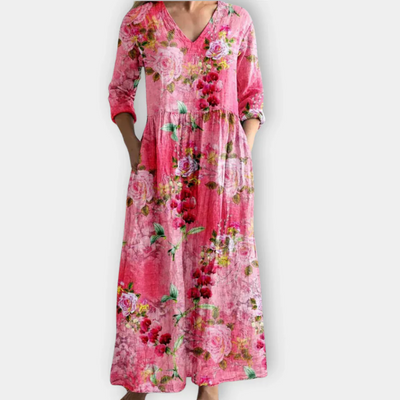 Magalie™ | Floral Boho Dress