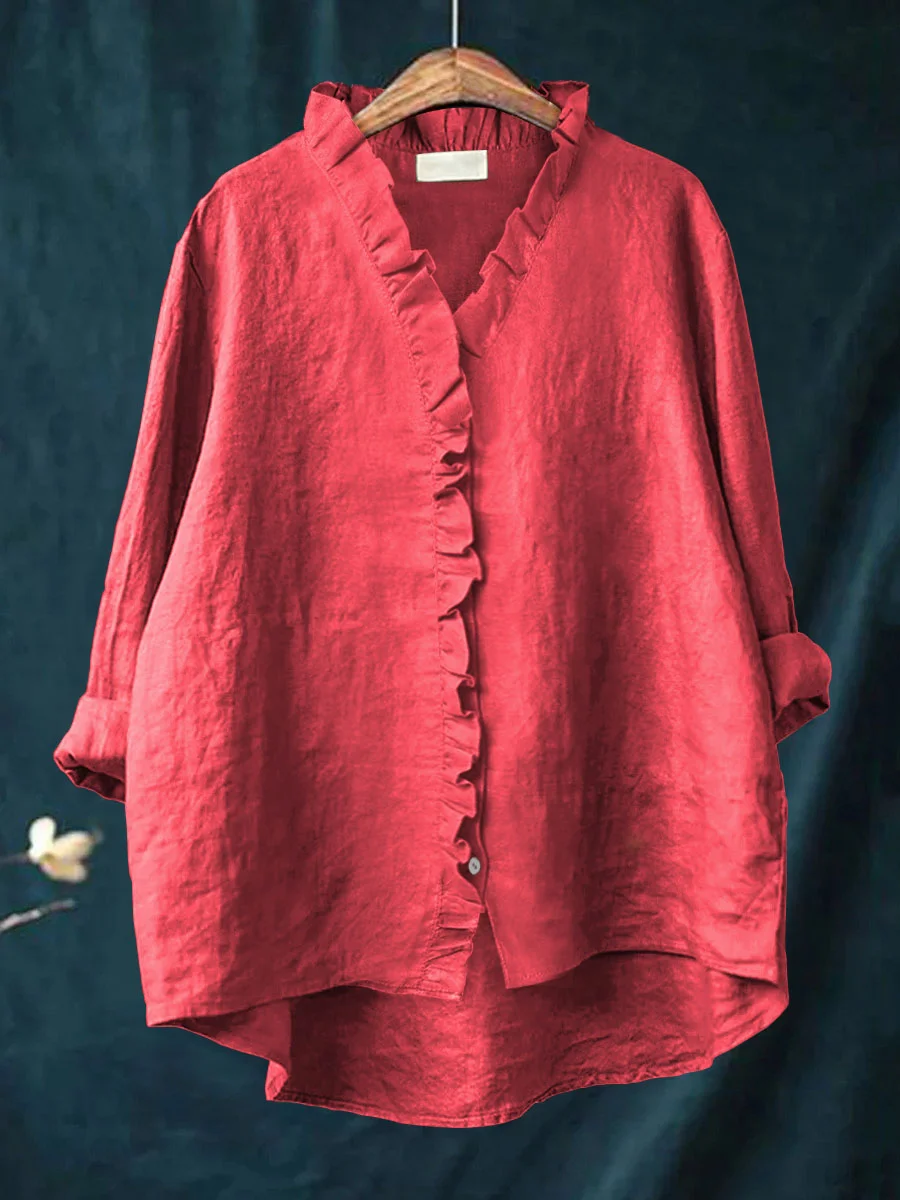 Leela™ | Ruffled Shirt