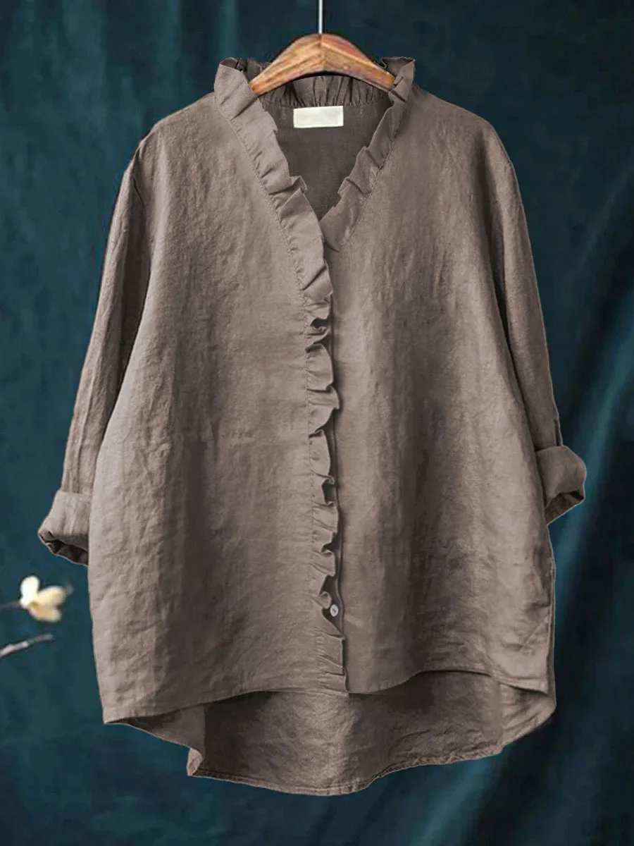 Leela™ | Ruffled Shirt