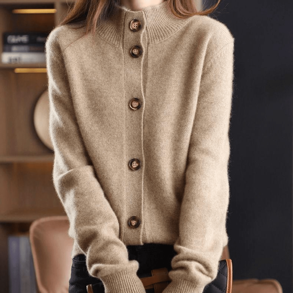 Ilona™ | Luxurious Cashmere Knit Cardigan