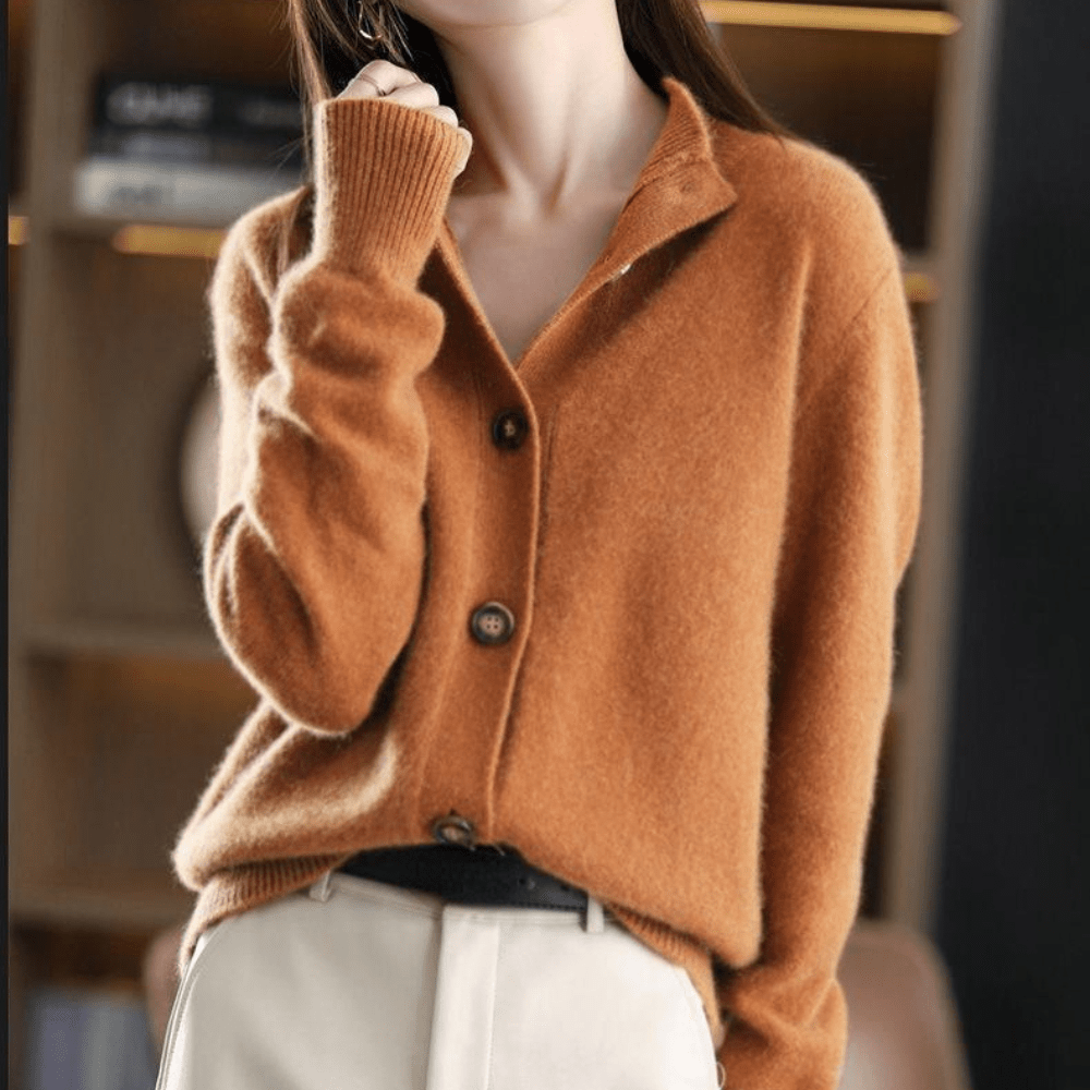 Ilona™ | Luxurious Cashmere Knit Cardigan