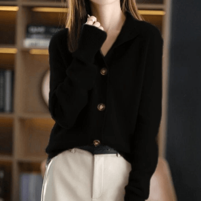 Ilona™ | Luxurious Cashmere Knit Cardigan