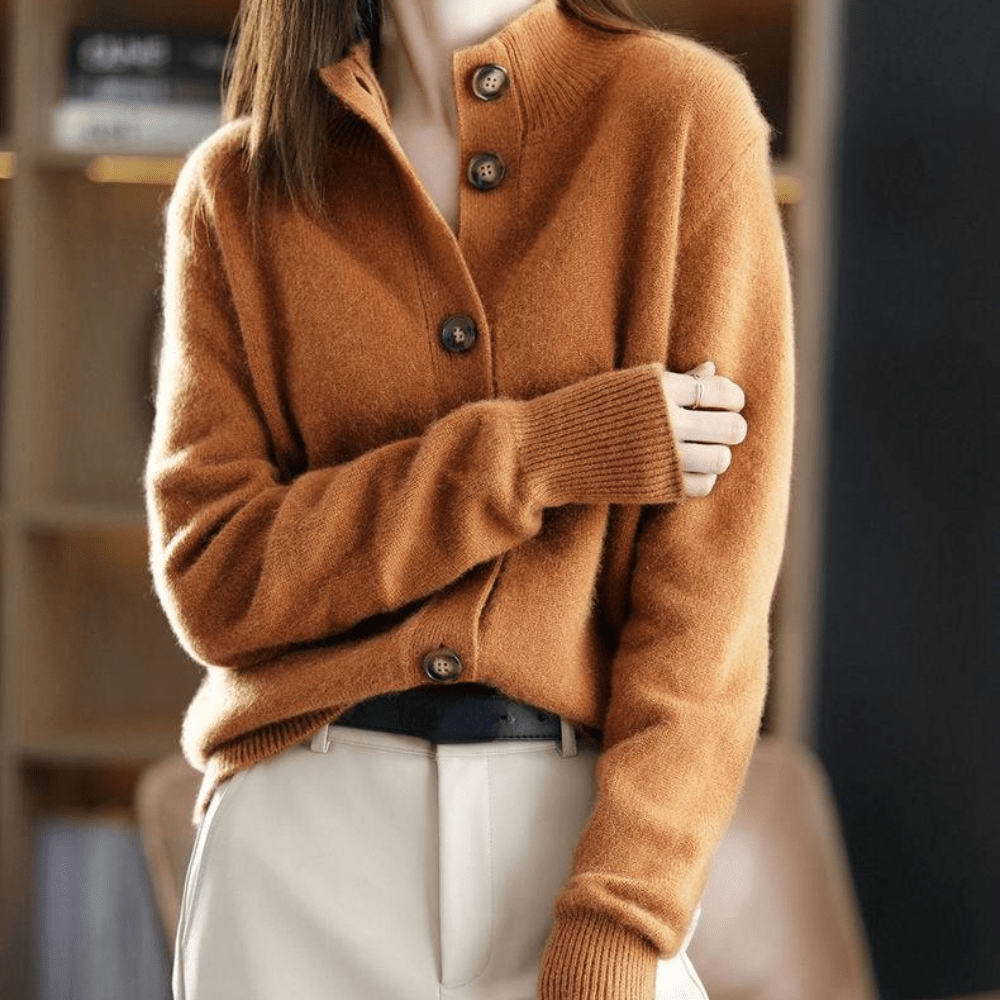Ilona™ | Luxurious Cashmere Knit Cardigan