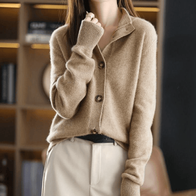 Ilona™ | Luxurious Cashmere Knit Cardigan