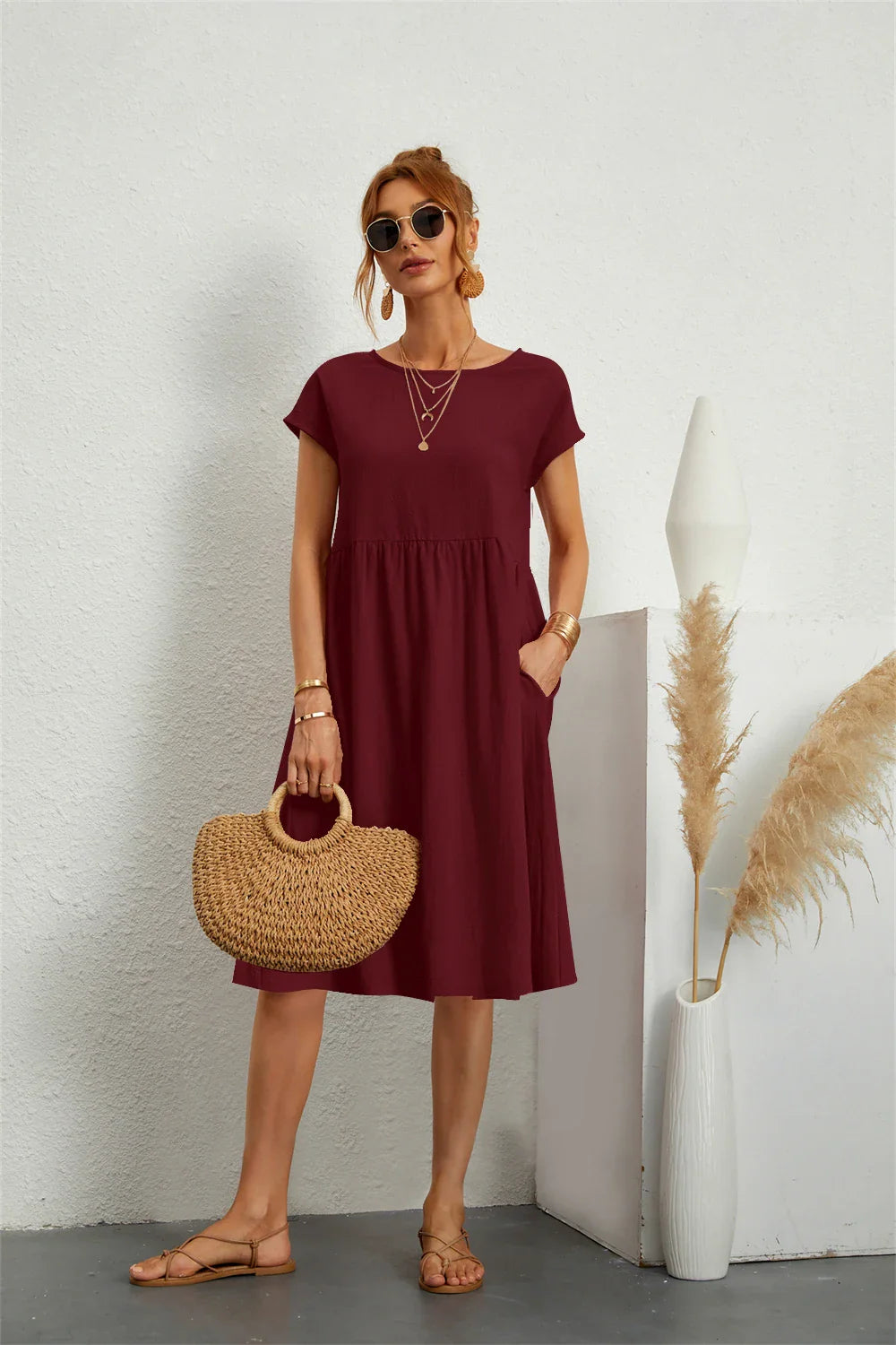 Stevie™ | Casual Pocket Dress