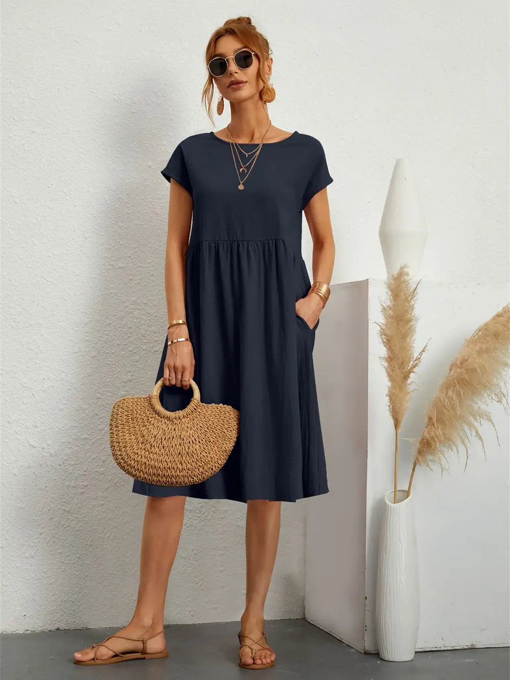 Stevie™ | Casual Pocket Dress