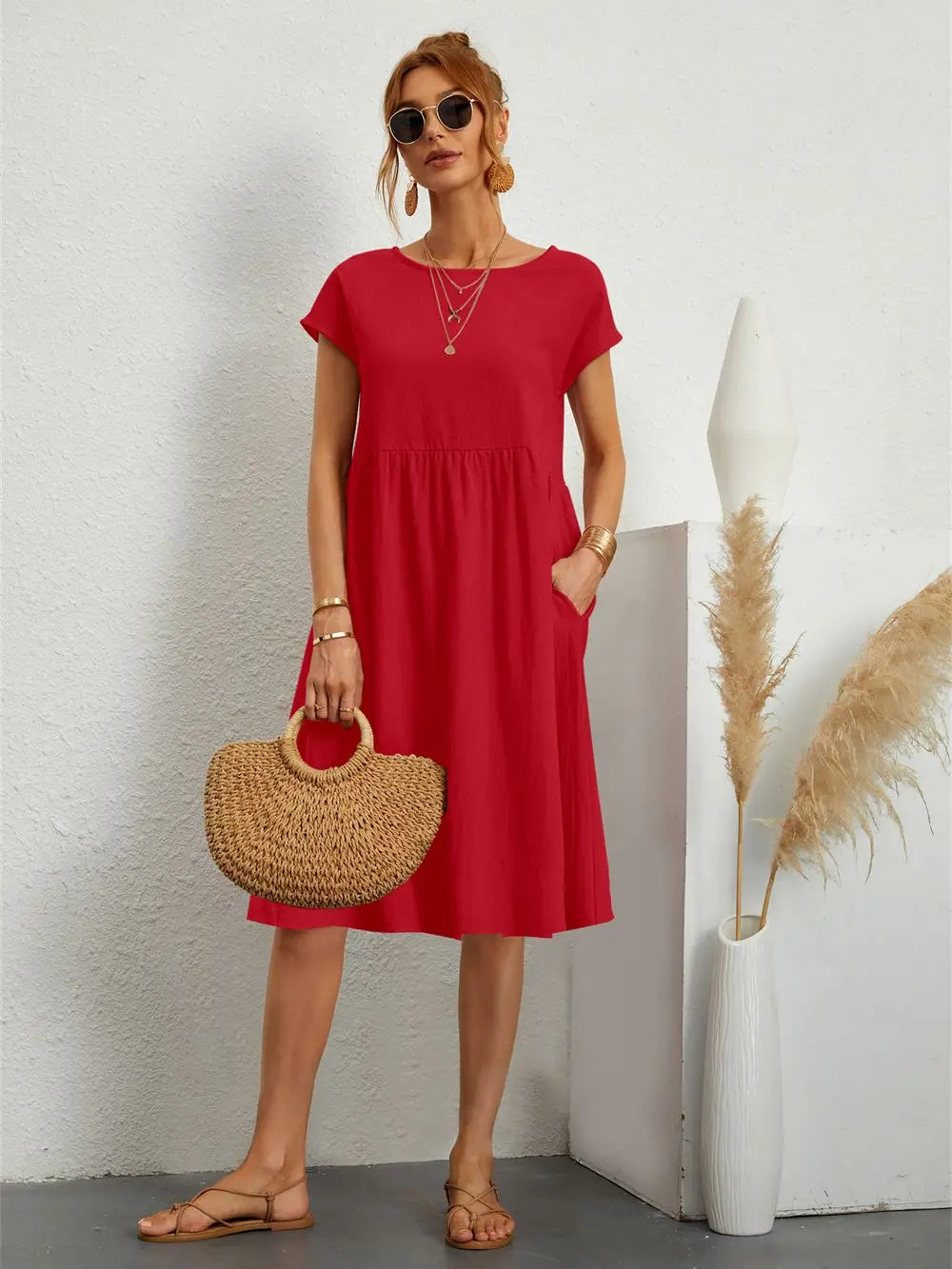 Stevie™ | Casual Pocket Dress
