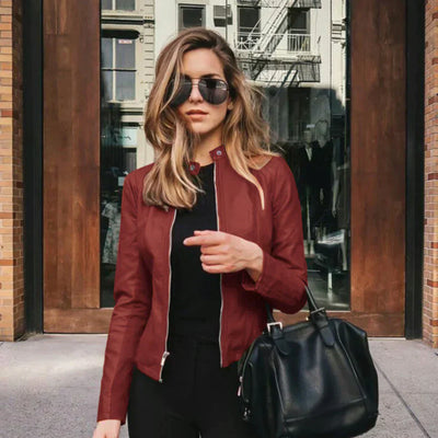 Laurette™ | Italian Leather Jacket