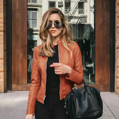 Laurette™ | Italian Leather Jacket