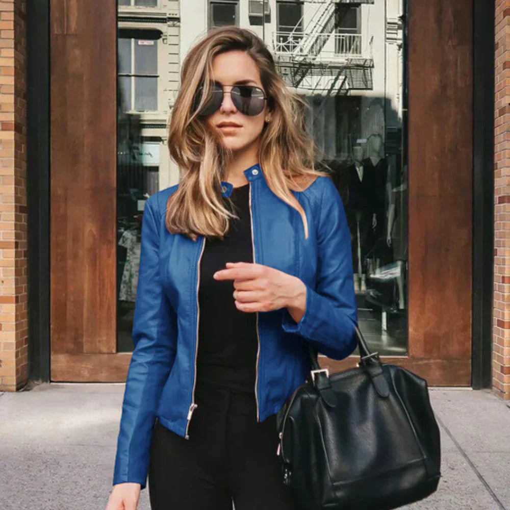 Laurette™ | Italian Leather Jacket