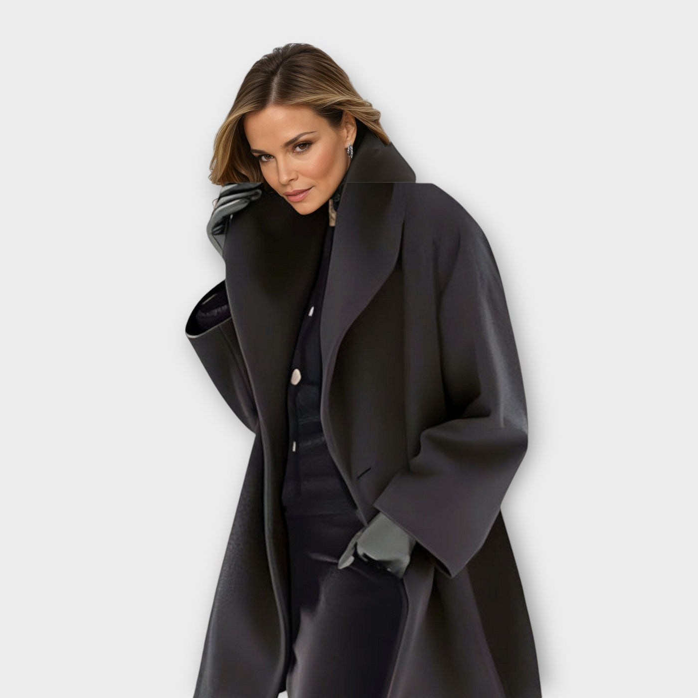 Maélita™ | Premium Windproof Wool Coat