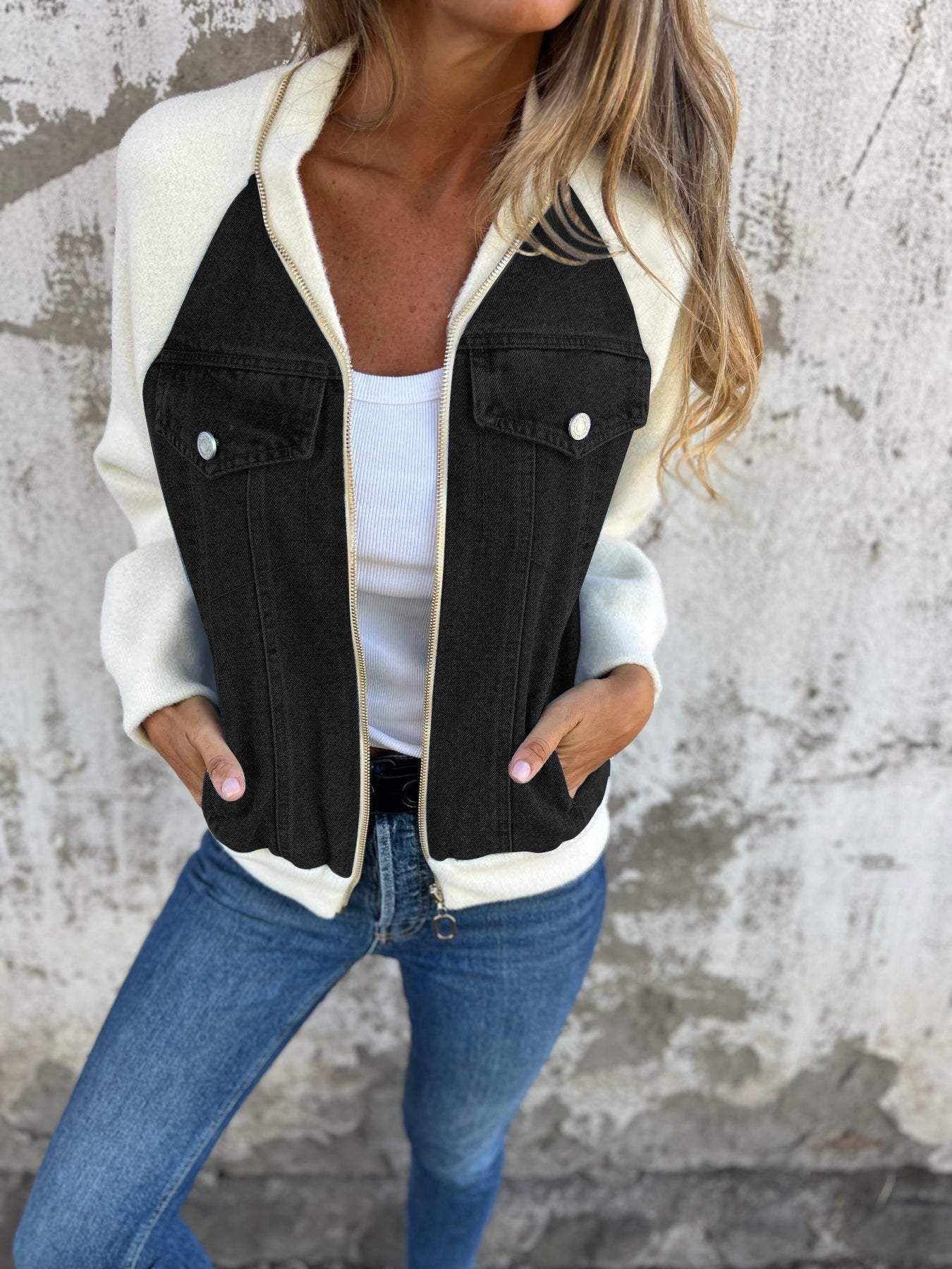 Kaori™ | Stylish Denim Jacket