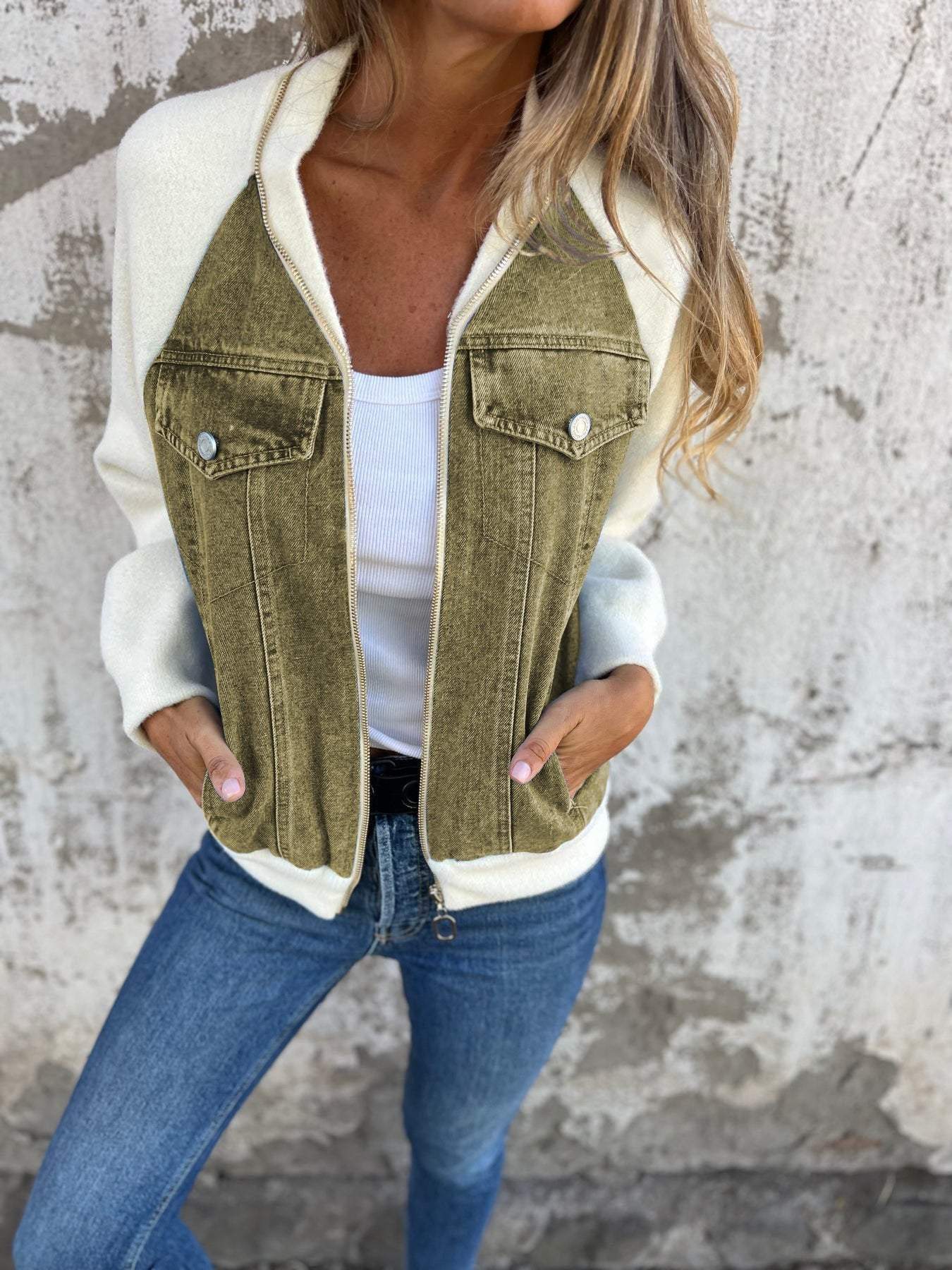 Kaori™ | Stylish Denim Jacket