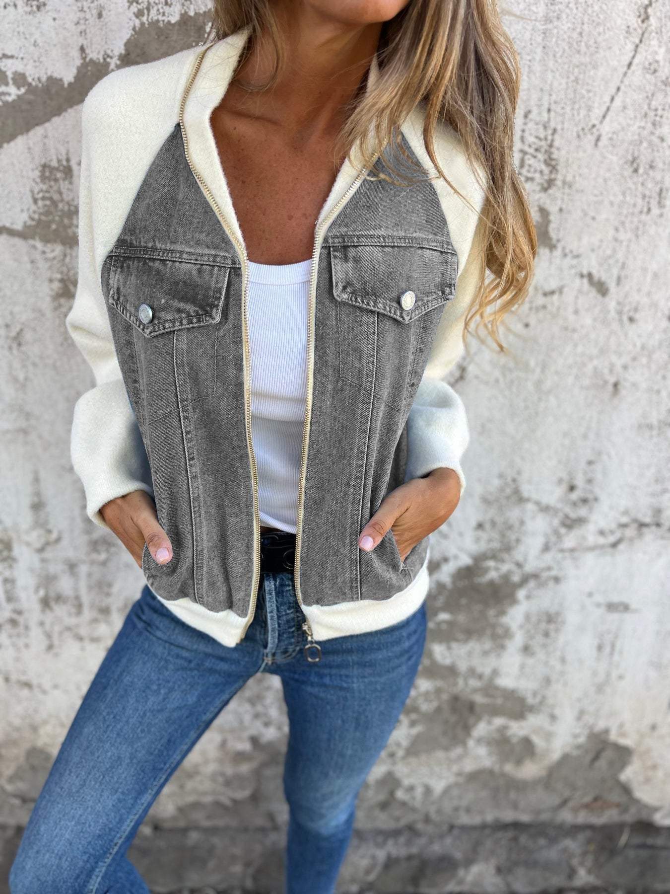 Kaori™ | Stylish Denim Jacket