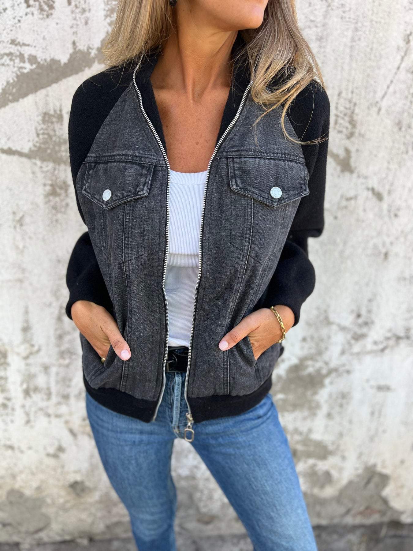 Kaori™ | Stylish Denim Jacket
