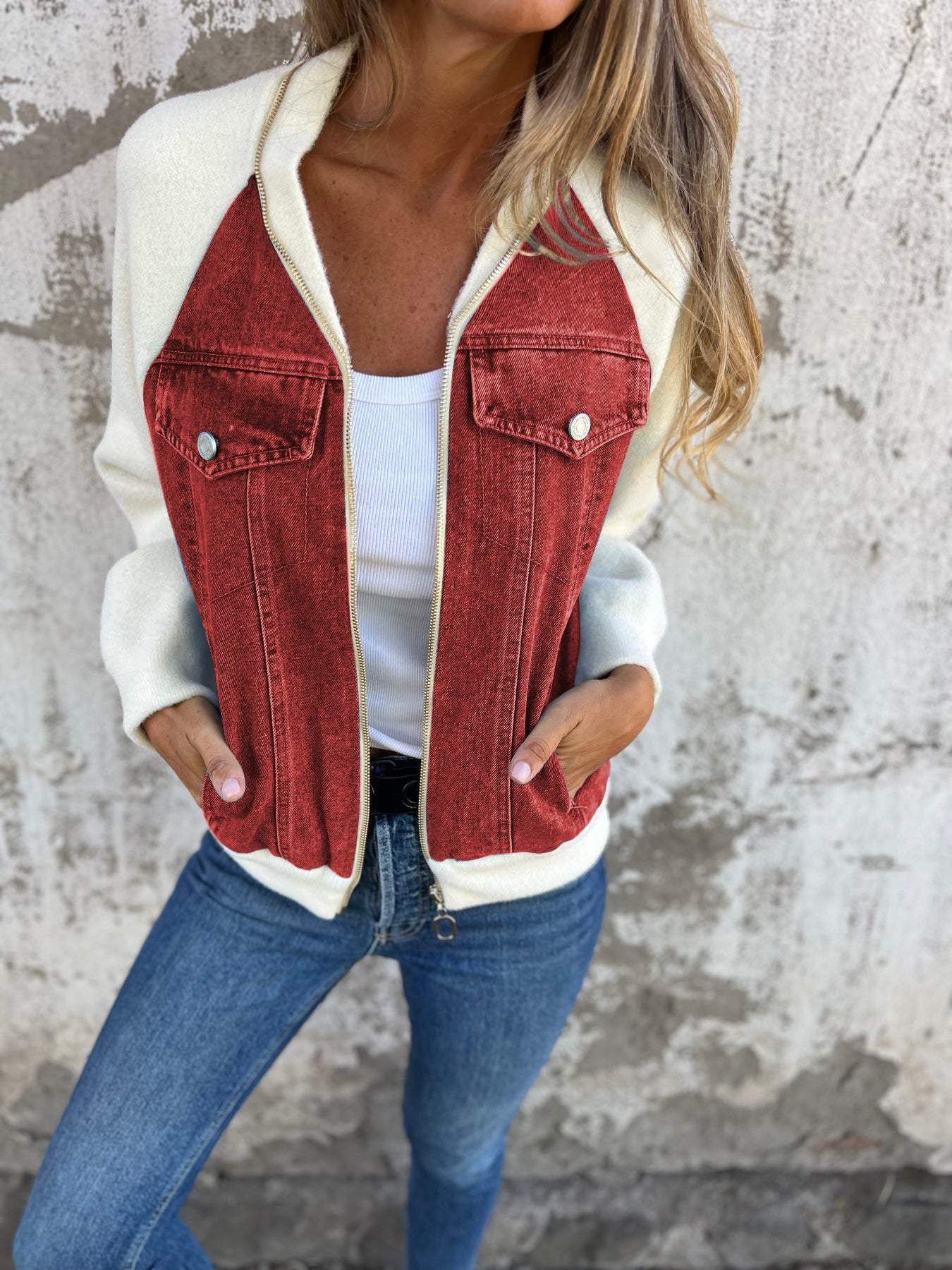 Kaori™ | Stylish Denim Jacket