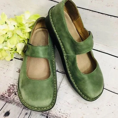 Verdalie™ | Vintage Leather Mary Janes
