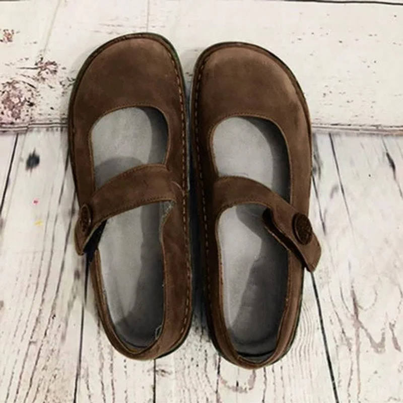 Verdalie™ | Vintage Leather Mary Janes