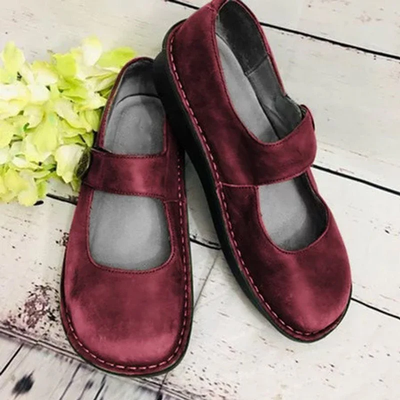 Verdalie™ | Vintage Leather Mary Janes