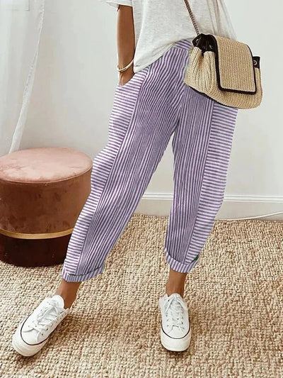 Adele™ | Stripped Pants