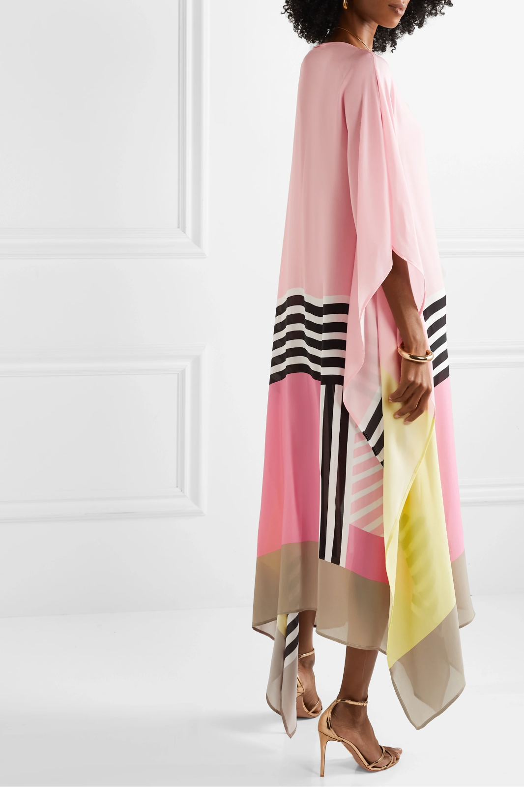 Karly™ | Striped Print Patchwork Dress