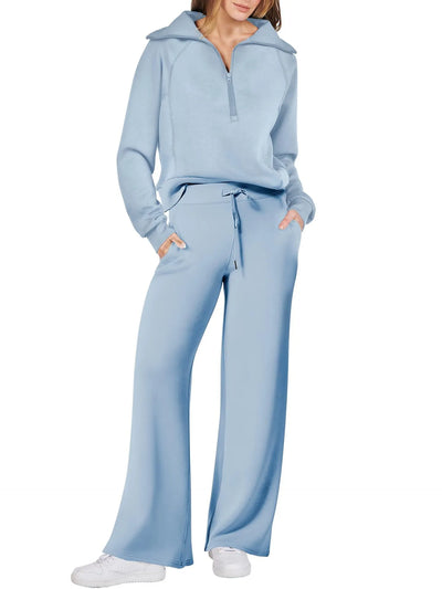 Celestine™ | Luxe Wide-Leg Lounge Set