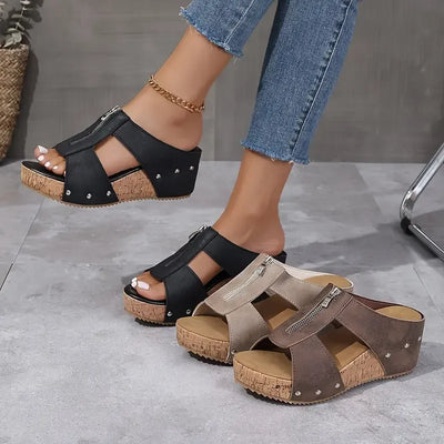 Clara™ | Stylish Wedge Sandals