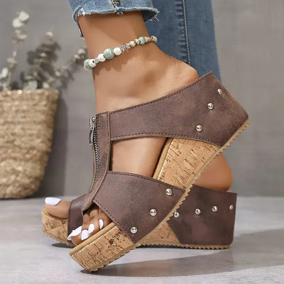 Clara™ | Stylish Wedge Sandals