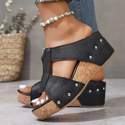 Clara™ | Stylish Wedge Sandals